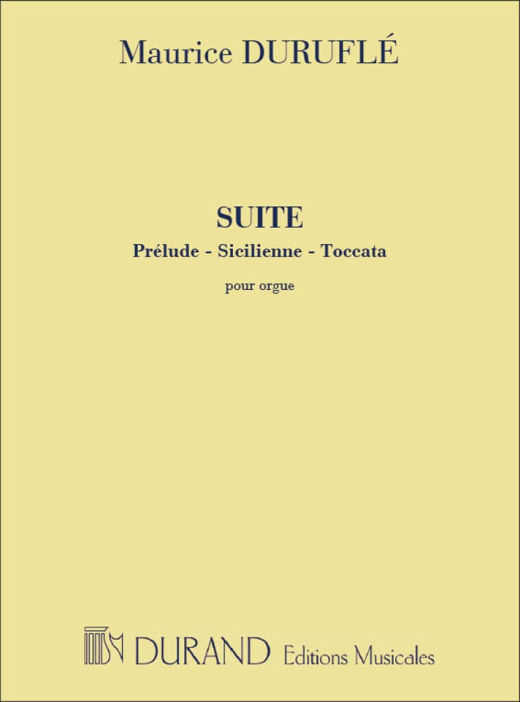 Suite (Prélude - Sicilienne - Toccata) Op. 5
